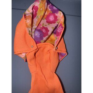 Vintage Suntan Tuesday Taylor ORANGE HOODED DRESS Special Value Collect. Outfit